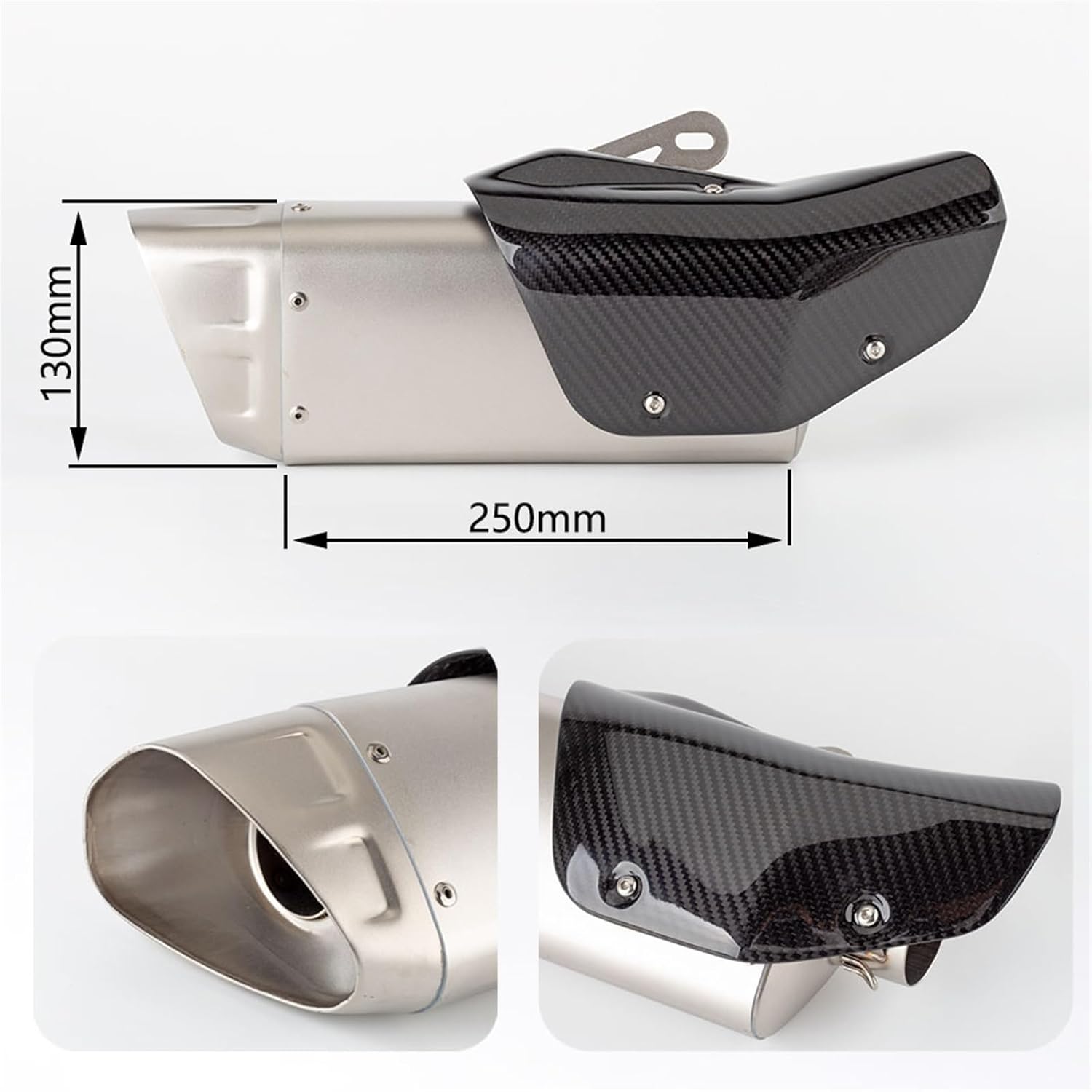 サイレンサー 36-51 ミリメートルユニバーサルオートバイの排気